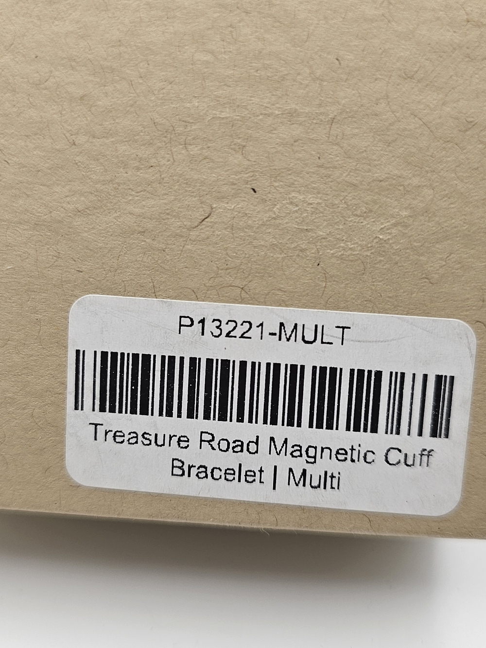 NEW Petalura "Treasure Road" Magnetic Cuff Bracelet Vegan Leather Various Stones - Picture 8 of 12